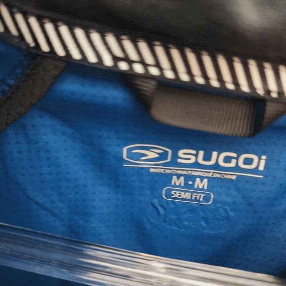 Sugoi Jacket Womens Medium Slim Fit Cycling Athletic Full Zip Blue - Picture 12 of 14